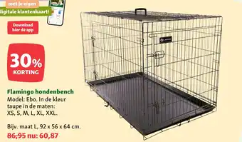Maxi Zoo Flamingo hondenbench aanbieding