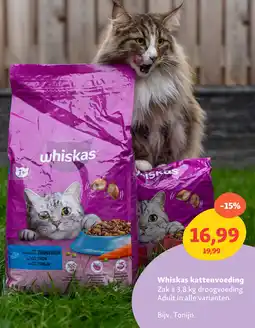 Maxi Zoo Whiskas kattenvoeding aanbieding