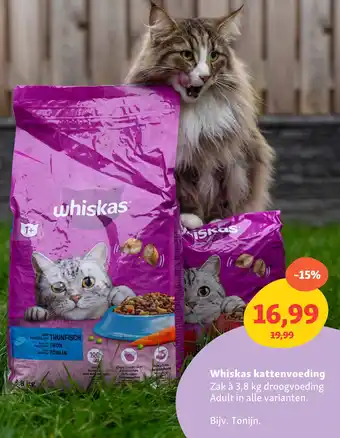 Maxi Zoo Whiskas kattenvoeding aanbieding