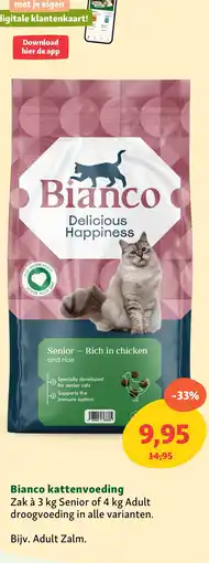 Maxi Zoo Bianco kattenvoeding aanbieding