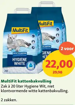 Maxi Zoo MultiFit kattenbakvulling aanbieding