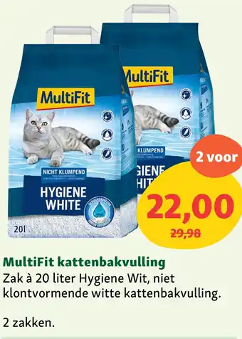 Maxi Zoo MultiFit kattenbakvulling aanbieding