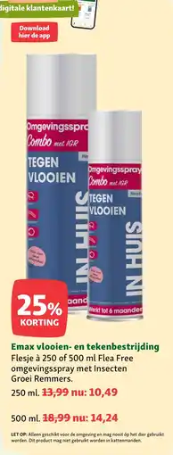 Maxi Zoo Emax vlooien en tekenbestrijding aanbieding