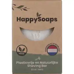 Albert Heijn HappySoaps Shaving bar aloe vera aanbieding