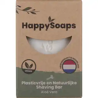 Albert Heijn HappySoaps Shaving bar aloe vera aanbieding
