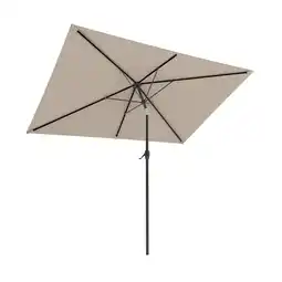 ANWB Lifegoods Parasol 270x180cm Taupe aanbieding