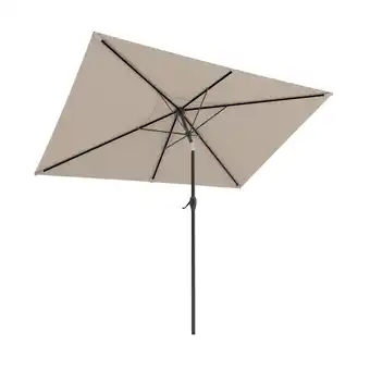 ANWB Lifegoods Parasol 270x180cm Taupe aanbieding
