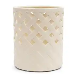 Douglas Rivièra Maison Handgemaakt Windlicht in Off White van Keramiek met een Hoogte van 30 cm aanbieding