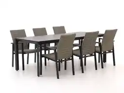 Kees Smit Manifesto Villongo/Sestino 220cm dining tuinset 7-delig stapelbaar aanbieding