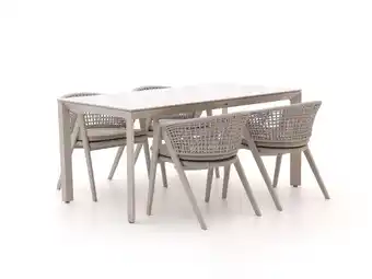 Kees Smit Manifesto Valsecca/Sestino 160cm dining tuinset 5-delig aanbieding