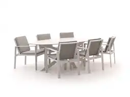 Kees Smit Bellagio Vezzano/Furato ellips 240cm dining tuinset 7-delig aanbieding