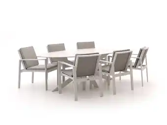 Kees Smit Bellagio Vezzano/Furato ellips 240cm dining tuinset 7-delig aanbieding