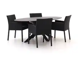Kees Smit Manifesto Arzana/Furato ellips 200cm dining tuinset 5-delig aanbieding