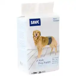 Zooplus Savic luiers voor mannen maat. L: 53-76cm, 12 stuks hond aanbieding
