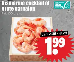 Dirk Vismarine cocktail of grote garnalen aanbieding