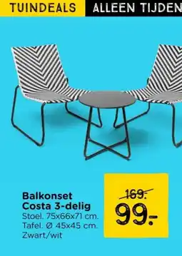 Xenos Balkonset Costa 3 delig aanbieding