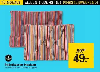 Xenos Palletkussen Mexican aanbieding