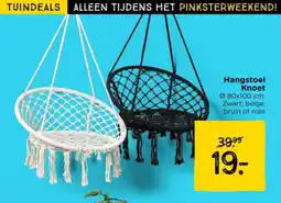 Xenos Hangstoel Knoet aanbieding