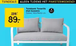Xenos Tuinbank Tenerife met kussens aanbieding