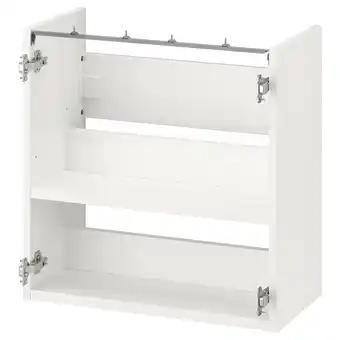IKEA Enhet Onderkast voor wastafel met plank, wit, 60x30x60 cm aanbieding
