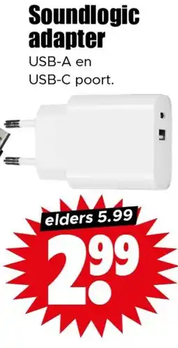 Dirk Soundlogic adapter aanbieding