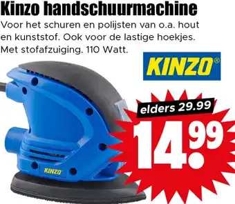 Dirk Kinzo handschuurmachine aanbieding