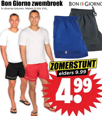 Dirk Bon Giorno zwembroek aanbieding