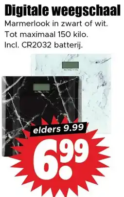 Dirk Digitale weegschaal aanbieding