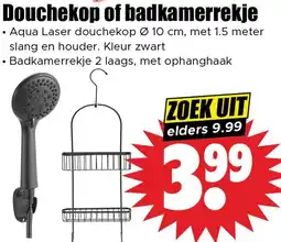 Dirk Douchekop of badkamerrekje aanbieding
