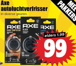 Dirk Axe autoluchtverfrisser aanbieding