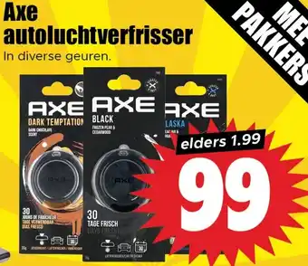 Dirk Axe autoluchtverfrisser aanbieding