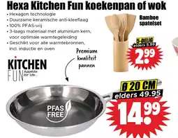 Dirk Hexa Kitchen Fun koekenpan of wok aanbieding