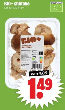 Dirk BIO+ shiitake aanbieding