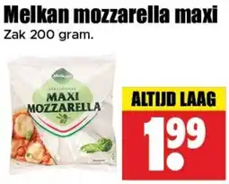 Dirk Melkan mozzarella maxi aanbieding