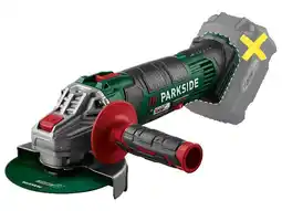 Lidl PARKSIDE Accu-haakse slijper 20 V zonder accu en lader aanbieding