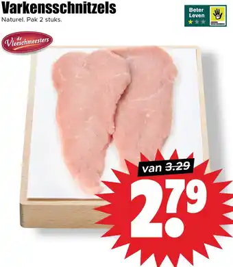 Dirk Varkensschnitzels aanbieding