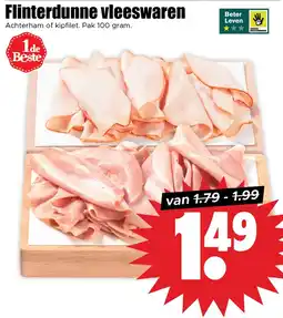 Dirk Flinterdunne vleeswaren aanbieding