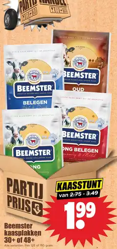 Dirk Beemster kaasplakken 30+ of 48+ aanbieding
