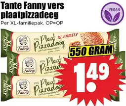 Dirk Tante Fanny vers plaatpizzadeeg aanbieding