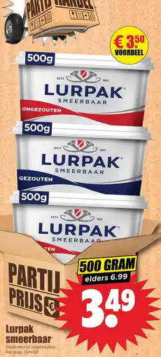 Dirk Lurpak smeerbaar aanbieding
