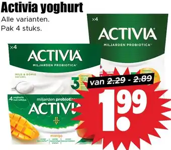 Dirk Activia yoghurt aanbieding