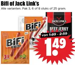 Dirk Bifi of Jack Link's aanbieding