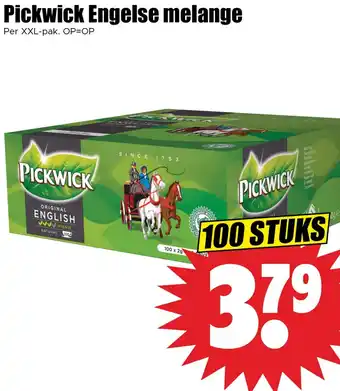 Dirk Pickwick Engelse melange aanbieding