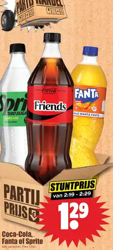 Dirk Coca-Cola, Fanta of Sprite aanbieding