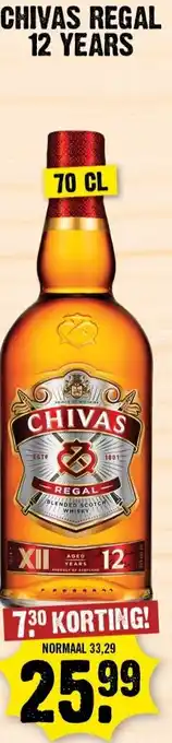 Dirk Chivas Regal 12 years aanbieding