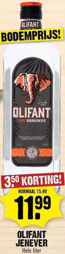 Dirk Olifant Jenever aanbieding