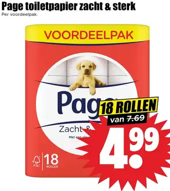 Dirk Page toiletpapier zacht & sterk aanbieding