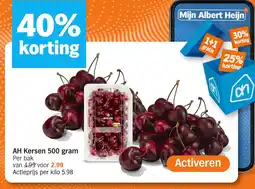 Albert Heijn AH Kersen aanbieding