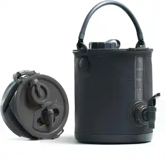 Amazon Colapz 2-1 Opvouwbare watercontainer - Camping waterdrager - Camper emmer - Waterdispenser met kraan aanbieding