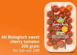 Albert Heijn AH Biologisch sweet cherry tomaten aanbieding